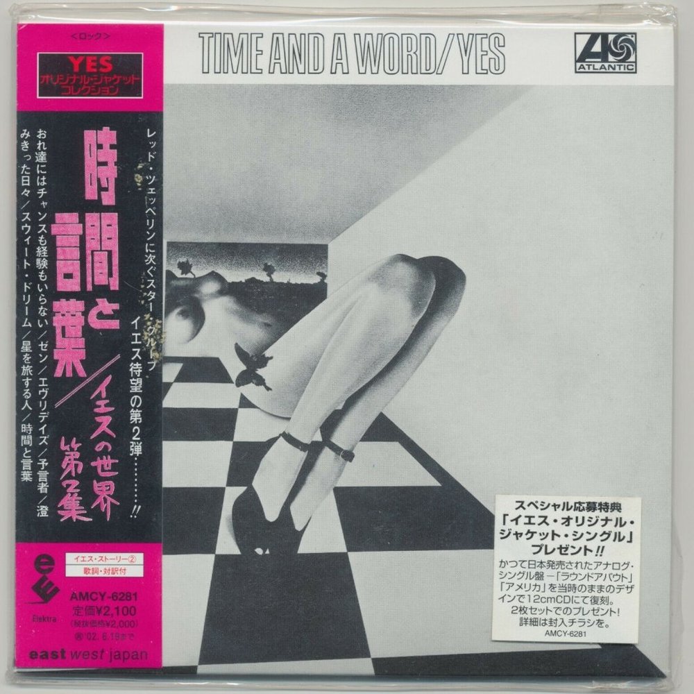 YES (band) Time and a Word HDCD Mini LP Japan Import w/OBI - NEW/MINT! (2001)